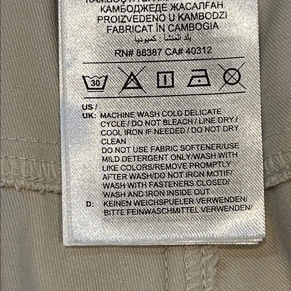 Adidas Men's Go-To- Five-Pocket Tapered Fit Golf Pants size 38 W/ 32 L Cream - Picture 7 of 16